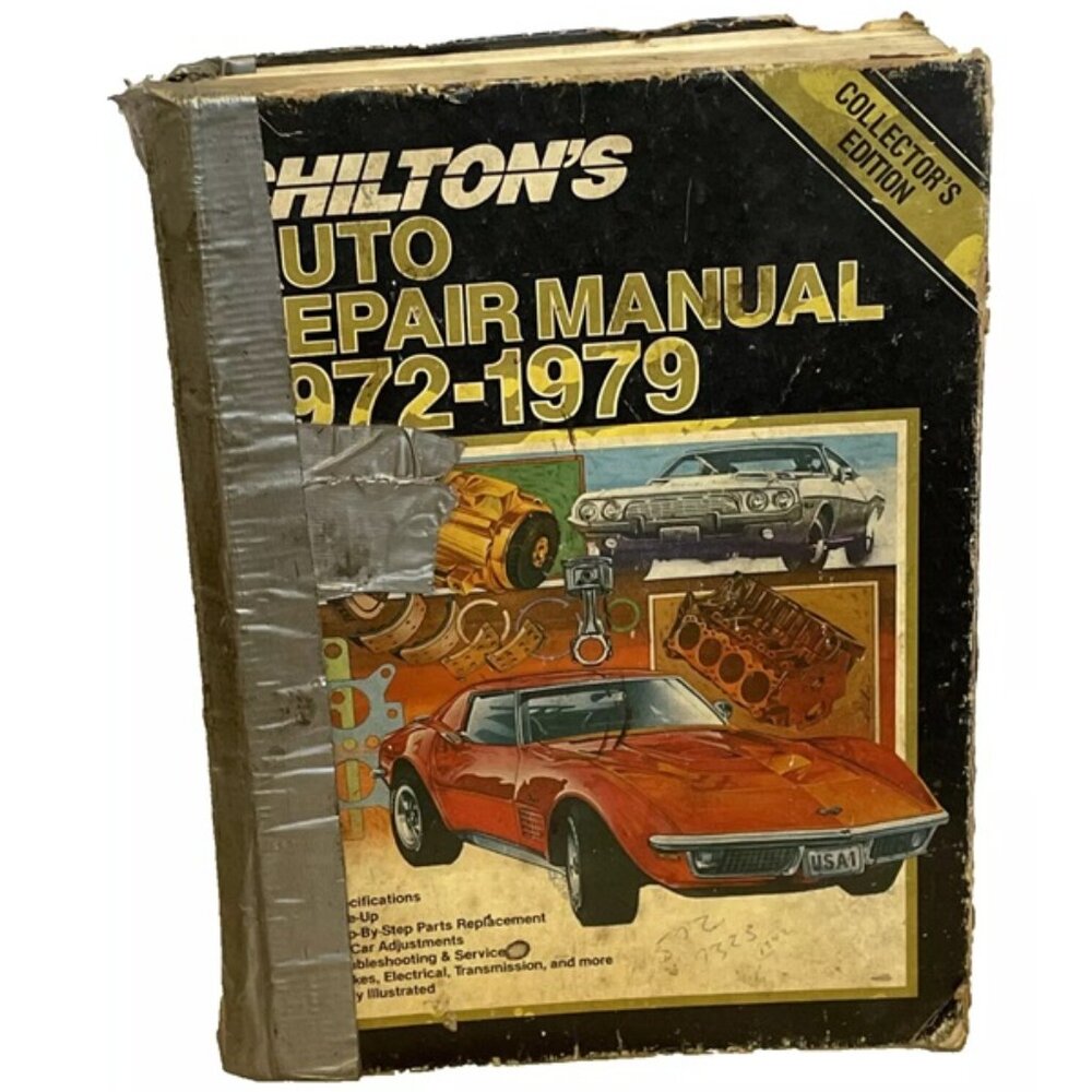 Hardcover Chilton's Auto Repair Manual 1972-1979 Collector's Ed #6914 USED 1984